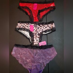 3 Pairs Womens Size Small Panties Sofishie